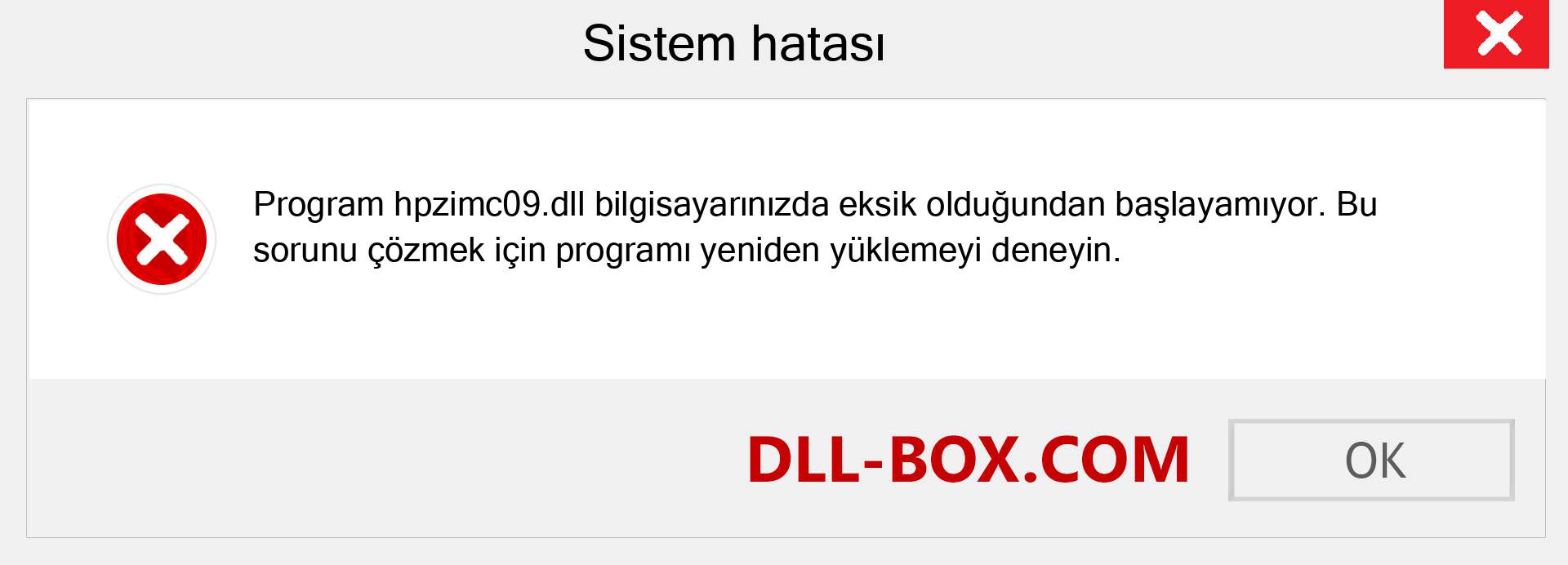 hpzimc09.dll dosyası eksik mi? Windows 7, 8, 10 için İndirin - Windows'ta hpzimc09 dll Eksik Hatasını Düzeltin, fotoğraflar, resimler